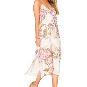 NWT!SPELL AND THE GPYSY SZ SMALL FLORAL SLIP DRESS